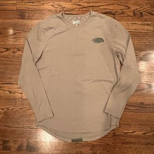 Burn Boot Camp Lons Sleeve Tee in Olive - Size Small